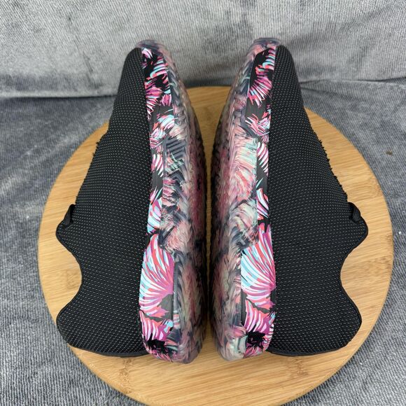 NOBULL Trainer Shoes Mens Size 9.5 Black Floral Low Top Training Sneakers main image 7